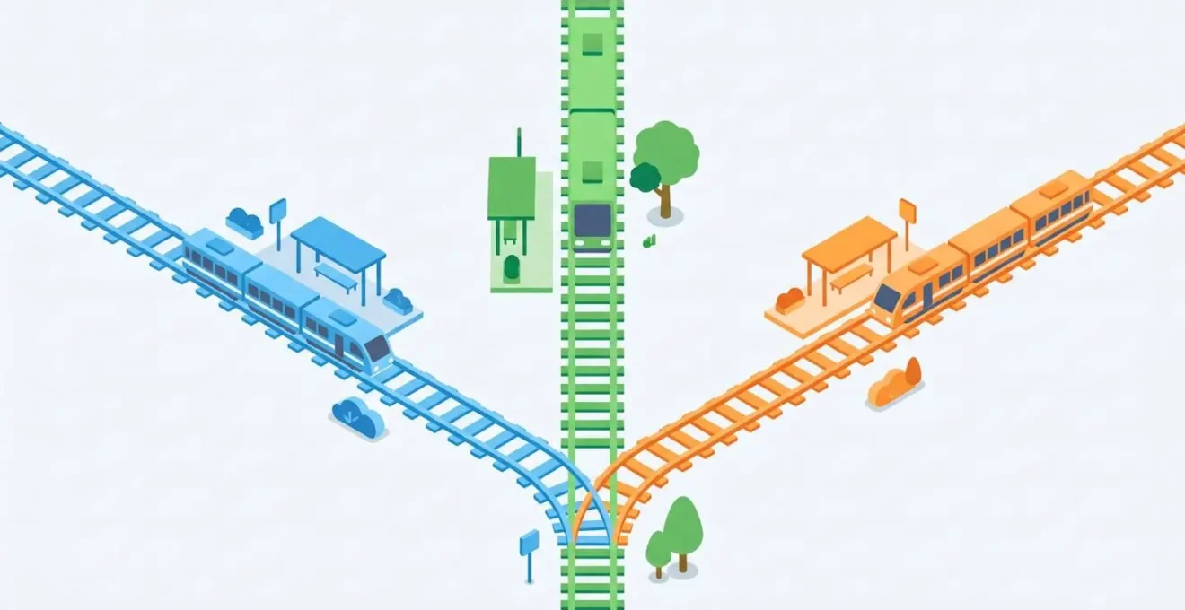 Illustration montrant les trois principales options de modification d'un contrat.